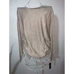 New‎ it tags MSRP $60 Alfani Womens Sweater tan Size 3X